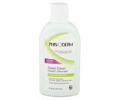 Phisoderm Deep Clean Cream Cleanser for Normal to Dry Skin, 6 oz. Bottle, OTC5210H