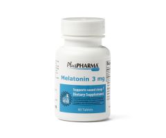 PlusPharma Melatonin Tablet, 4 mg, 60 Tablets/Bottle