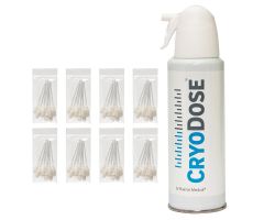 CryoDose V Reusable Treatment Kit with 162 mL Canister, 40 Arrow Buds and 40 Round Buds