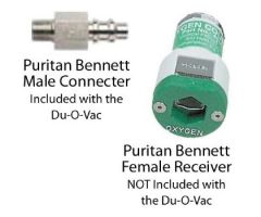 MRI Du-O-Vac Plus(Puritan Bennett Wall Connection)-Couplers available for adding other equipment to this system. Powered by Oxygen