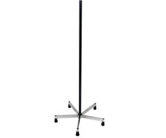 Equipment Stand Stainless Steel base Without Casters, Pole 60" high
