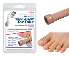 Visco-GEL Fabric-Covered Toe Tube, Small