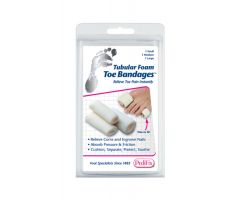 Tubular-Foam Toe Bandage, Pk/3 Small