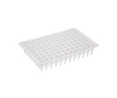 PCR Plates, Standard 96 well x 0.2mL, non-skirted, with breakaway strips of 8, 50/pk