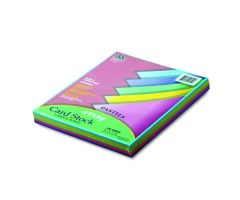 Array Card Stock, 65 lb., 8-1/2" x 11", Assorted Pastel Colors
