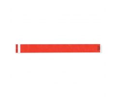 Short Stay Patient ID Wristband, Tabless, Red
