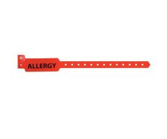 Alert ID Band, Allergy, Adult / Pediatric, Red