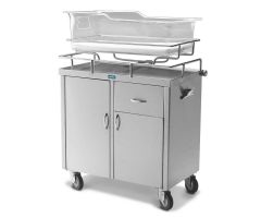 Stainless Steel Bassinet with 1 Drawer / Cabinet