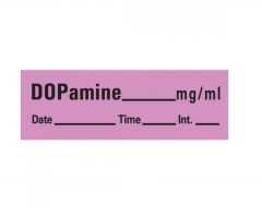 Dopamine Label, Violet, 1-1/2" x 1/2" on 500" Roll