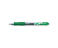 G2 Premium Retractable Gel Pen, Smoke Barrel, 0.7 mm, Green