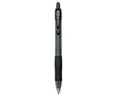 G2 Premium Retractable Gel Pen, Smoke Barrel, Bold, 1 mm, Black
