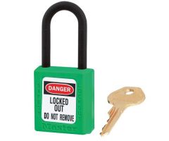 Non Magnetic, Non Sparking Safety Padlock, Green