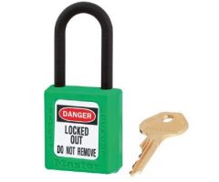 Non Magnetic, Non Sparking Safety Padlock, Red, Comes with 1 Key