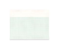 Fan-Fold Chart Paper, 214" x 280" x 300", Green