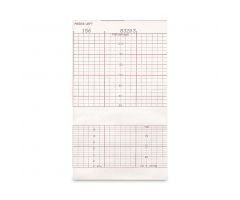 Novaplus Chart Paper, Fan Fold, 152 x 90 x 150, Red