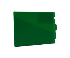 OUTGUIDE END TAB 2PKT GRN 13X9-1/2