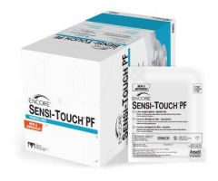 Encore Sensi-Touch Powder-Free Latex Gloves, Beaded Cuff, Size 7.5