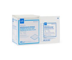 Woven Sterile Gauze Sponges, 12-Ply, 3" x 3", 2/Pack