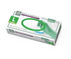 Professional Powder-Free Textured Nitrile Exam Gloves with Aloe, Size L PRO31773