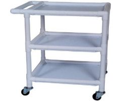 MRI PVC Utility Cart 3 Shelf (24"x25")