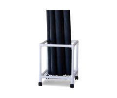 PVC Foam Roller Storage Cart, 22" x 22" D x 30" H
