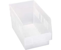 Quantum Medical Clear-View Store-More Shelf Bins Qtm Qsb202Cl
