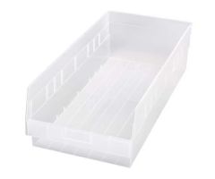Quantum Medical Clear-View Store-More Shelf Bins Qtm Qsb216Cl