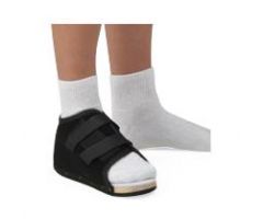 Deluxe Wooden Post-Op Shoe with Hook-and-Loop Closure, Women's Size S