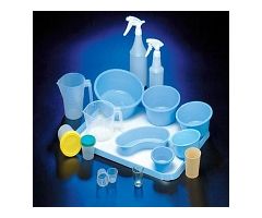 Bowl, Plastic, Sterile, Blue, 80 oz.