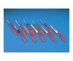 Safety Scalpel with Green Slider, Disposable, Sterile, #15 QTXD4515CSH