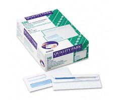 Redi Seal White Double-Window Security-Tinted Check Envelope, #9 3.88" x 8.88"
