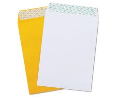 Redi Strip Catalog Envelope, White, 9" x 12"