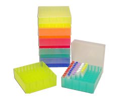 Rack, freezer, PP, 81x2mL, (130x130x45mm) Rainbow Pak, 5/pk