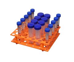 Rack for 30x15 & 20x50mL (17x20x6cm), Orange, 5/pk