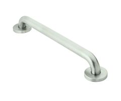Moen Grab Bar, 12",SecureMount Peened, Concealed Screws