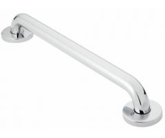 Moen Grab Bar, 24",SecureMount Polished Stainless,Cnceal Scrw