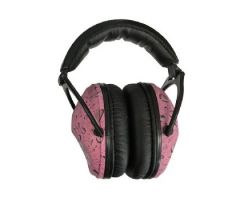 Pro Ears Revo Ear Muffs-For Smaller Heads and Ears. NRR 25-Pink Rain RA-1069