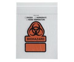 Biohazard Specimen Bag, 6" x 9"