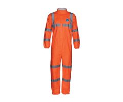 Tyvek 400 HV Coverall with Mandarin Collar, Style TY125S, Fluorescent Orange, Size 3XL