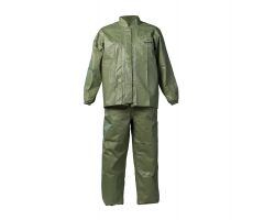 Tychem 2000 SFR Jacket and Bib Overall, Green, Size L, Bulk Packed