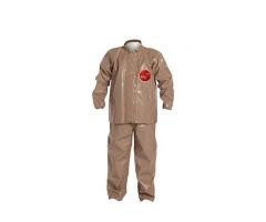 Tychem 5000 Jacket and Bib Overall, Tan, Size 4XL, Bulk Packed