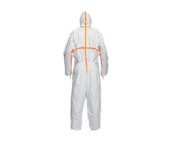 Tyvek 800 Hooded Coverall, Style TJ198T, White, Size 4XL, Packaged Individually