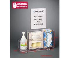 Respiratory Hygiene Station I, CT Base, SLV Sign, RHS CT Kit