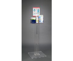Respiratory Hygiene Station Q, AC Stand, RHS AC Stand Kit, DCL Sign