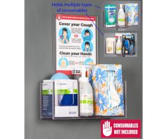 Respiratory Hygiene Station Q, RHS Wall Kit Decal Sign