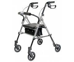 Set N Go Hgt Adj Rollator Slvr Lumex