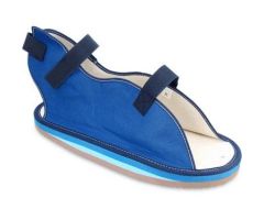 Cast Shoe with Rocker Bottom, Blue, Size S
