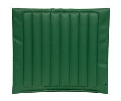 Upholstery Back 18" Wide X 18" Tall, Embossed, for 18" Wide Wheelchair, Green Upholstery