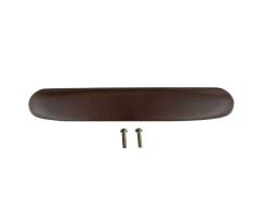 Armrest Full Length Padded w/ Brass Inserts for MRI Chair, Non Magnetic, Burgandy