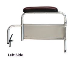 Flip up Arm Assembly, Includes Bracket, Padded Arm and Hardware, Non Magnetic Left Side, Green RP-1044-L-50